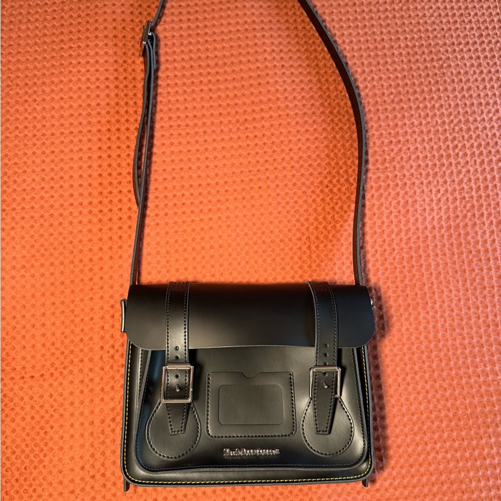 Dr. Martens Black Satchel 11in